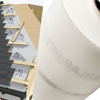Membrane perméable à la vapeur non tissée imperméable avec couches de PP pour aérateur de toiture
