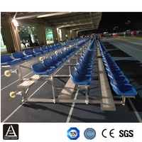 Vente chaude en aluminium Tribune Sièges Gradins extérieurs Gradins portables Sièges Utilisé En Aluminium Tribune Stade Gradins Chaise