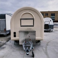 Populaire Canada Street chariot à crème glacée remorque de camion Mobile Hotdog chariots de vente de nourriture remorque alimentaire à vendre USA