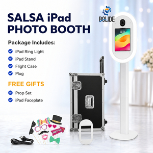 Cabina de Fotos Profesional para iPad con Anillo de Luz, Estuche de Transporte y Set de Accesorios para Bodas, Fiestas y Eventos - Product Image 5