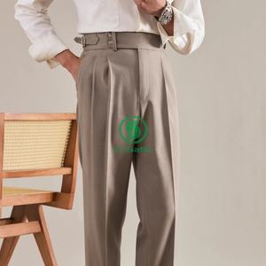 <span class=keywords><strong>Pantalon</strong></span> Homme Style Italien Automne et Hiver <span class=keywords><strong>Taille</strong></span> <span class=keywords><strong>Haute</strong></span> Droit Formel Business Décontracté <span class=keywords><strong>Pantalon</strong></span> de Costume - Product Image 1