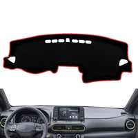 Penjualan Langsung Pabrik Pelindung Dashboard Mobil Cocok untuk Hyundai Kona 2017-2022 Penutup Dashboard Anti-selip Pelindung dari Sinar Matahari
