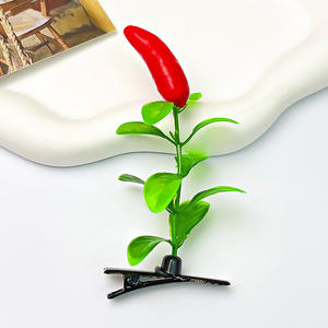 DIY Flower Plant Elastic Hairpin PC Material Hair Clip Accessory for Women & Girls for Hair Styling & Easter Decoration - Product Image 3