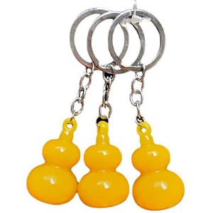 Porte-clés/Pendentif en imitation ambre gourd R321 - Un Yuan/l'unité (Prix de gros : Deux Yuan/l'unité) - Product Image 3