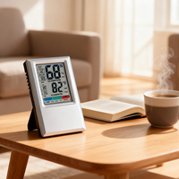 Thermomètre numérique de calibrage précis pour l'intérieur, hygromètre avec enregistrement des températures maximales et minimales, indicateur de confort, jauge d'humidité pour chambre à coucher