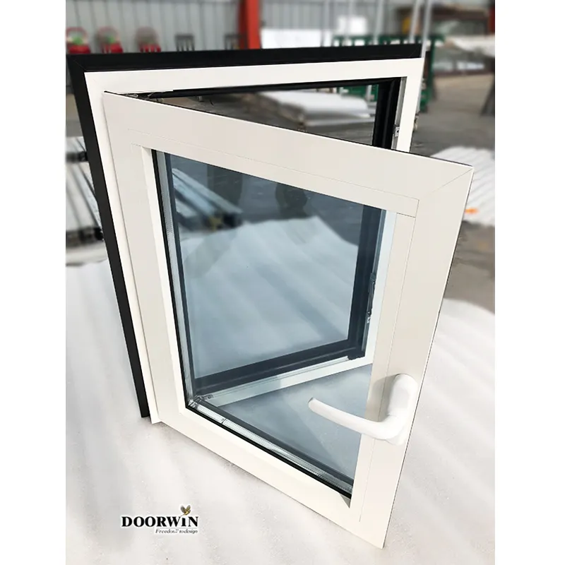 China Manufacturer Thermal Break Aluminium Low E Glass Double Glazed Advanced Technology White Aluminum Windows