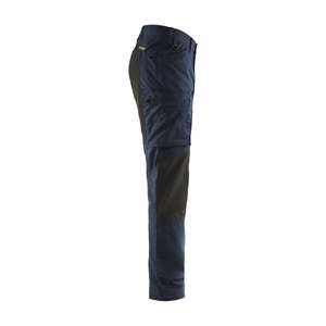 BLAKLADER - 145918458699D112 Service <b>trousers</b> with <b>stretch</b> Dark navy/<b>Black</b> - EAN 7330509498415 WORK <b>TROUSERS</b> CARGO WORK <b>TROUSERS</b> - Product Image 4