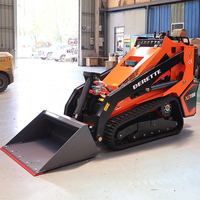 Derette XC1100 Mini-Kompaktlader mit Dieselmotor und Anbaugeräten für Bau- und Gartenarbeiten