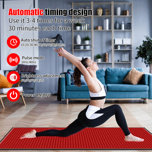 Matras Terapi Cahaya Merah 660nm 850nm Matras LED Inframerah Seluruh Tubuh Pereda Nyeri Produsen OEM ODM 70.87x31.5in Bersertifikasi FCC/CE/ROHS - Product Image 3