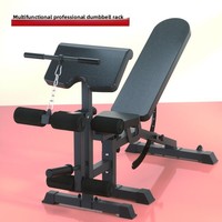 Banc de musculation multifonctionnel pliable et robuste, inclinable et déclinable, pour presse à haltères, flexions de jambes, extensions, biceps et abdominaux