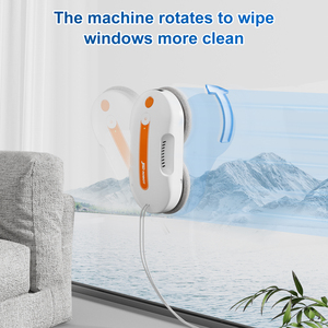 Robot <span class=keywords><strong>lave</strong></span>-vitres intelligent pour maison connectée, télécommandé par application, avec moteur sans balais, pour le nettoyage domestique - Product Image 6