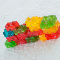 Offre Spéciale – Bonbons Gélifiés Fruités Personnalisés en Gros de Chine, Emballage en Vrac, Marque Privée, 1000g, Amos 4D Gummies Block, Bonbons Gélifiés 3D