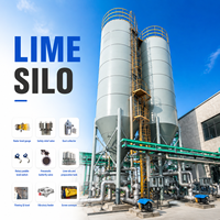 Système de stockage de silo à calcaire personnalisé intégré à un dépoussiéreur, un déchargeur à vis et une soupape de sécurité pour usage minier