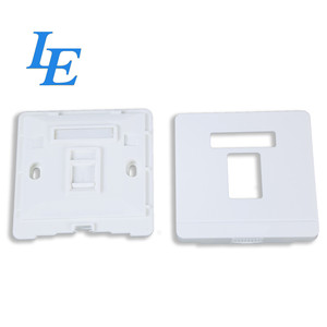 Competitive price wall Outlet Data keystone with 1 2 <b>Ports</b> 86*86mm Type Network Faceplate - Product Image 2