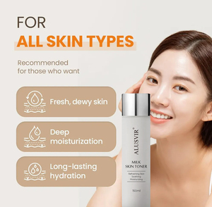 Pirinç yüz toniği kore özel etiket cilt bakım ürünleri cilt bakımı parlatma Anti Aging pirinç sütlü yüz toniği üreticisi - Product Image 3
