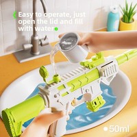 Pistolet à eau en plastique 2026, nouvelle arrivée, pulvérisation haute pression, longue portée, coloris Dopamine, style M416