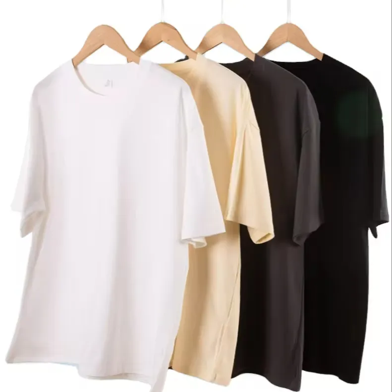 Marka kalite pamuklu erkek tişörtü moda tasarım Slim Fit katı T-shirt erkek erkekler için Tees kısa kollu T Shirt Tops