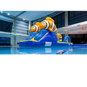 Système de course aquatique <span class=keywords><strong>gonflable</strong></span> pour <span class=keywords><strong>piscine</strong></span> avec toboggan sur le thème des animaux marins, pour enfants et familles - Product Image 3