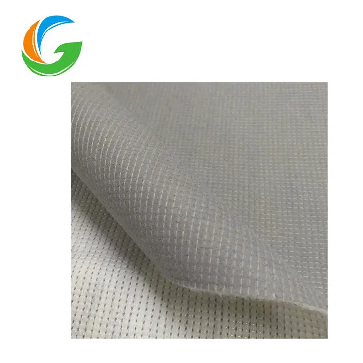 Golden Rpet Non-woven Fabric Wash Cloth 100% Polyester Cross Stitchbond Nonwoven Fabric For Printing Shopping Bag Manufacturer