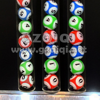 Conteneur de balles en acrylique pour les balles de loterie et les balles de jeu de loto