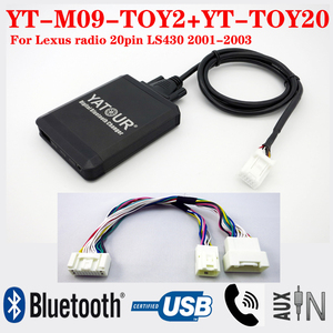 Adaptateur de musique numérique USB <span class=keywords><strong>Bluetooth</strong></span> Qualcomm Hi-fi <span class=keywords><strong>Yatour</strong></span> pour Lexus LS430 2001-2004 et SC430 toutes années - Product Image 2