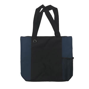 Stokta 3 renk Karryall naylon alışveriş Tote köşebent ve Frond Handy kese ile özel Logo 600D polyester NLB008 - Product Image 3