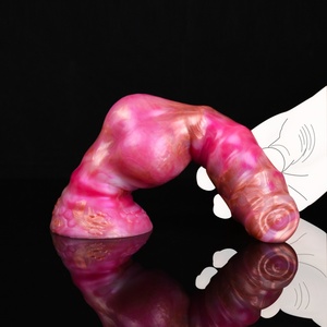 YOCY 8.7 Inch Realistic Dog Penis Big Knot 6.6cm Vaginal Anal Sex Pleasure Soft Silicone Sex <b>Toy</b> <b>for</b> Women <b>Men</b> Hnad-Free Play - Product Image 1