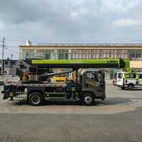 Grue mobile sur camion de 10 tonnes, équipement de levage hydraulique lourd de fabrication chinoise
