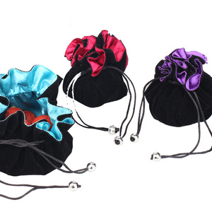 Pochette en velours de luxe recyclable avec cordon de serrage et logo personnalisé pour bijoux, montres, colliers, bagues et lunettes – Vente en gros - Product Image 1