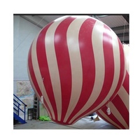 Décorations de ballons gonflables en PVC de 8 à 10 pieds, rouge/blanc/noir ou couleurs personnalisées pour événements/fêtes/mariages/Noël