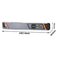 Industrial 400mm Multi-functional Magnetic Digital Level Instrument LED Display Horizontal/Vertical Cross-Line Laser Aluminium