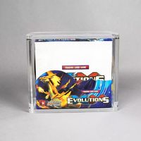 Boîte de présentation empilable anti-poussière en acrylique magnétique résistant aux UV pour boîte de booster Elite Trainer Box Pokémon TCG, protège-cartes