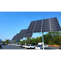 Sistema de seguimiento de panel solar de poste único Controlador de seguimiento solar Rastreador solar de un solo eje