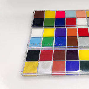 Pintura profesional de cara y cuerpo de <span class=keywords><strong>acuarela</strong></span> de Halloween Arco Iris a base de agua para festivales de cosplay para niños - Product Image 3