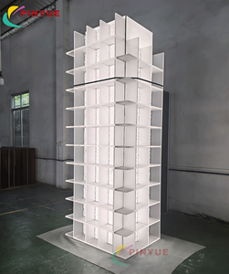 Vitrine d'exposition personnalisée en acrylique avec éclairage LED, décoration pour boutique de jouets, vitrine haute vintage en verre et acrylique pour objets de collection - Product Image 6