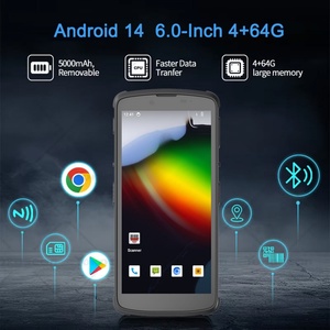 Terminal Portátil PDA con Pantalla Táctil de 5 Pulgadas, Android 14, 4GB/6GB de RAM + 64/128GB de Almacenamiento, Lector de Códigos de Barras, Escáner de Inventario, Ranura para Tarjeta SIM - Product Image 3