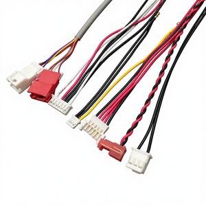 TE AMP MTA-100 2.54mmピッチIDCコネクタ 2 16ピン ワイヤツーボードハーネス 赤色ハウジングケーブル - Product Image 1