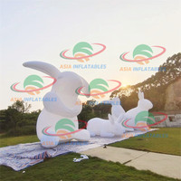 Escultura de Arte de dibujos animados inflable al aire libre/Tigre inflable/escultura de arte inflable para decoración de eventos