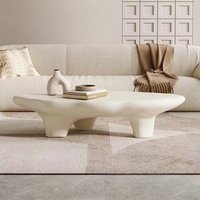 Table basse Wabi-sabi en pierres de galets, mobilier moderne pour salon, table basse nuage en fibre de verre