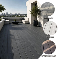 Planchers extérieurs en composite bois-plastique anti-fissures, résistants aux UV, étanches et ignifuges, pour les terrasses de