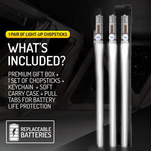 Palillos de plástico al por mayor con luz LED, tipo sable de luz inteligente, ecológicos para fiestas - Product Image 2