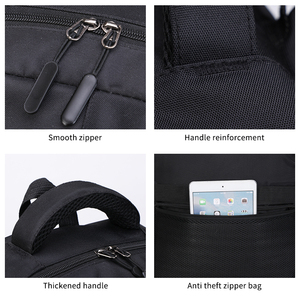 Zaino per studenti con Logo personalizzato OMASKA impermeabile Mochilas 17 pollici zaino da scuola per uomo - Product Image 5