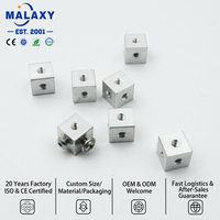 Квадратные соединительные гайки Malaxy Factory с шестью гранями, фиксированные, для блоков, OEM, на заказ, специальные компоненты шасси, кубические