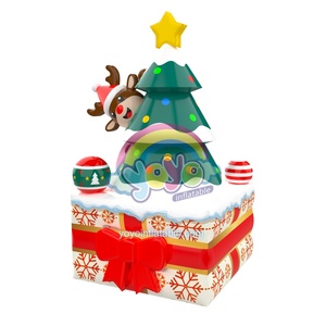 Christmas inflatable gift <b>box</b> inflatable ornament shopping mall store outdoor holiday promotion inflatable decoration props - Product Image 2