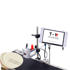 Impresora de inyección de tinta industrial de caracteres grandes en línea XP600/DX5 con codificación en tiempo real de códigos QR, máquina portátil flexible sin accesorios - Product Image 1