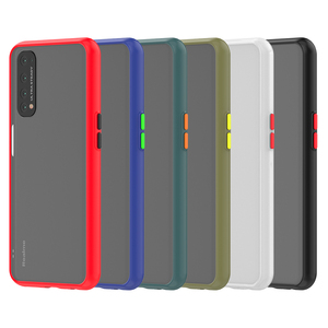 Para Oppo <span class=keywords><strong>Realme</strong></span> P3 V60 GT7 7 Pro <span class=keywords><strong>7i</strong></span> funda a prueba de golpes botones coloridos MARCO DE Tpu suave translúcido mate Pc funda trasera delgada para teléfono - Product Image 2