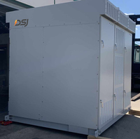 Transformateur triphasé industriel 80 kVA 6 kV, armoire de transformateur moyenne tension, poste de transformation pour systèmes de distribution d'énergie