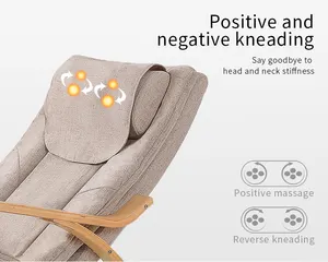 Modern Comfort Relaxer Reclining Massager Rocking Chair Wood Rocking Chair With Massage Function