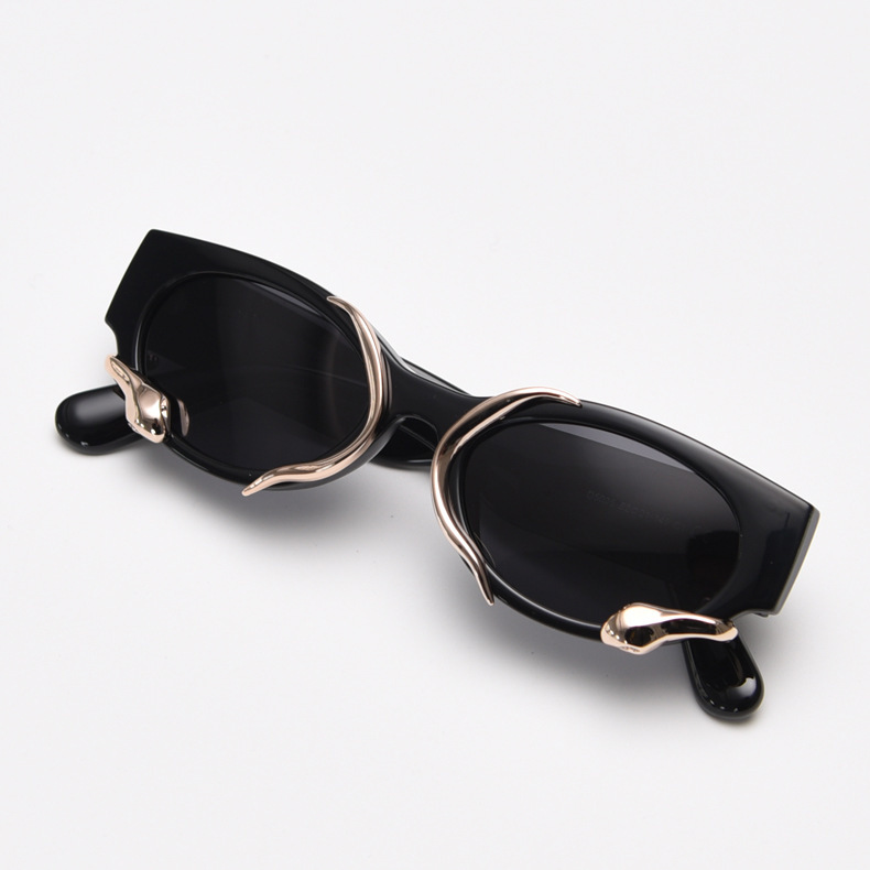 Alloy Polarized Sunglasses Women Sunglasses Men Glasses UV400‎ Eyeglasses Shades Amazon.com: VFDHN Alloy Polarized Polygon Sunglasses Women  main image 3