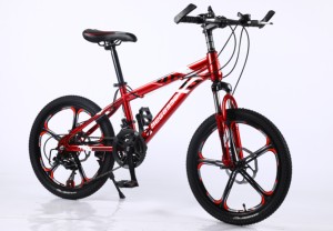 Vélo de montagne pour enfants à 21 vitesses avec frein à disque double, selle confortable, <span class=keywords><strong>fourche</strong></span> à suspension avant, roues de 20 à 22 pouces - Product Image 3